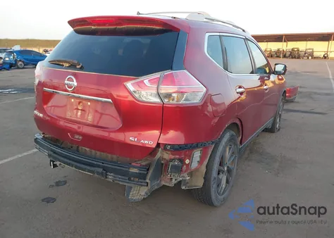 2016 Nissan Rogue Sl z USA, uszkodzony, nr VIN 5N1AT2MV8GC779763